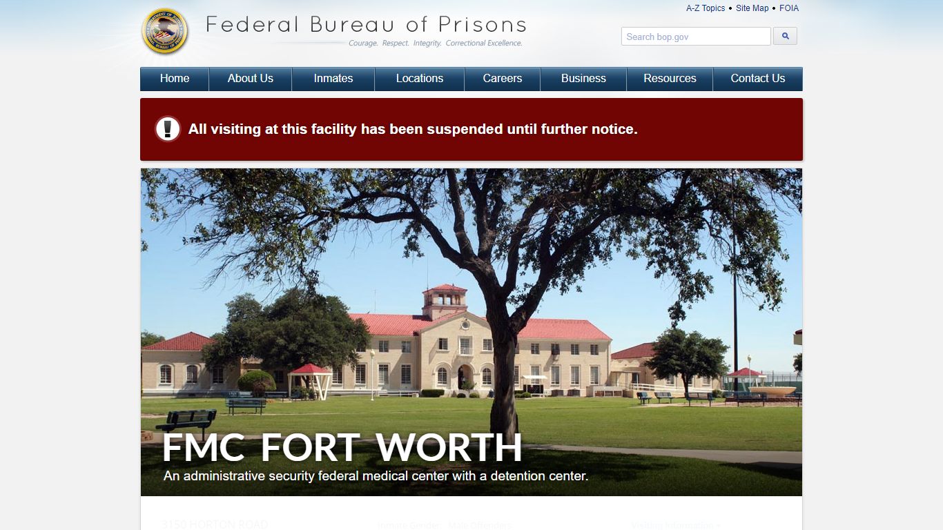 FMC Fort Worth - Federal Bureau of Prisons